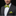 Green Polka Bow Tie and Square on Man