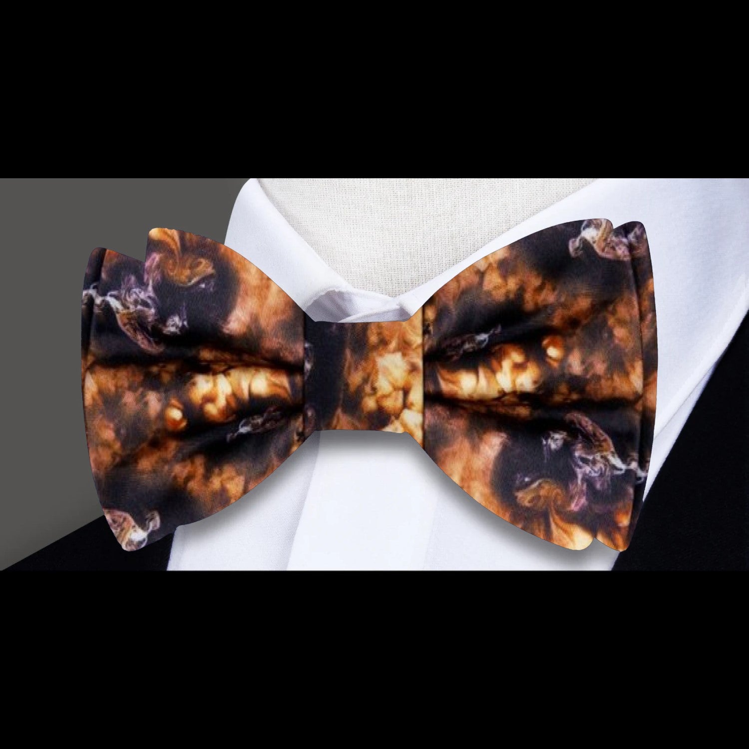 Shades of Brown Macchiato Bow tie