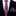 Thin Dark Fuchsia Abstract Necktie and Accenting Square