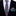 Thin Black, Blue, Green, Pink Mardi Gras Masks Tie and Accenting Square