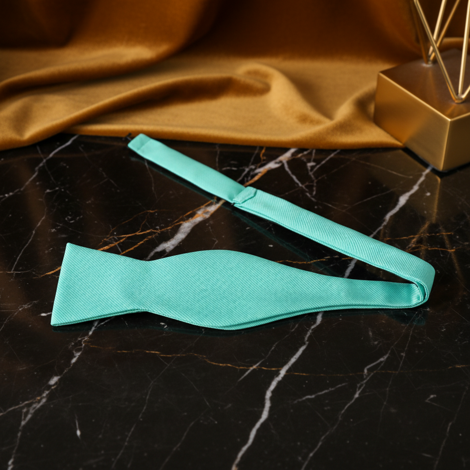 Self Tie Mint Blue Bow Tie