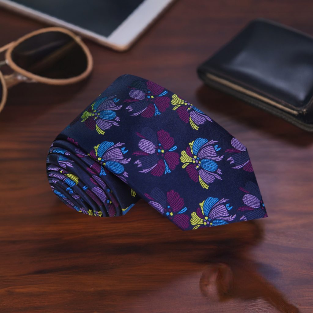 a necktie sitting on a desk
