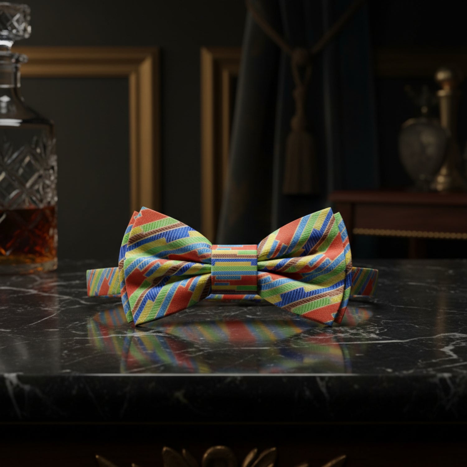 Multi Color Pre Tied Bow Tie