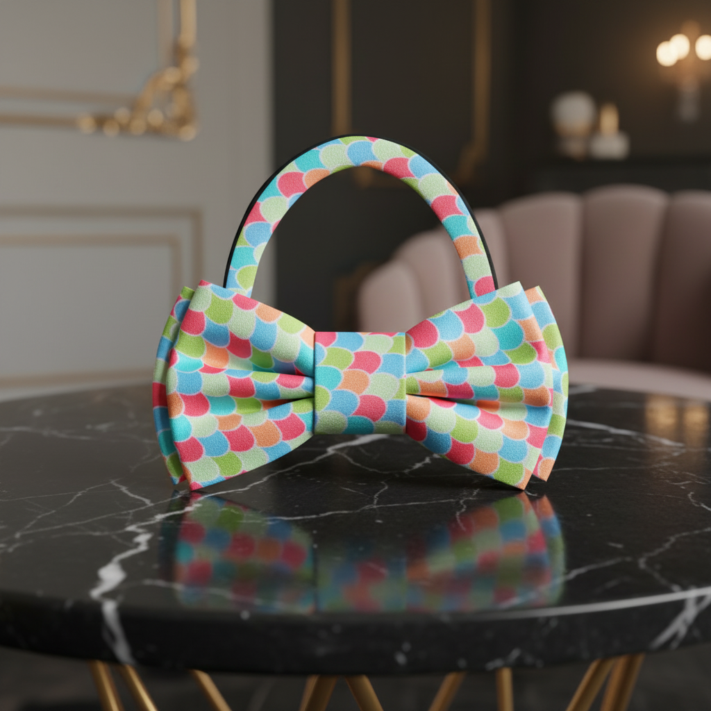 Multi Colored Jelly Beans Bow Tie Pre Tied