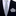 Thin Tie: Off-white with Black and Blue Pebbles with Matching Square