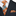 Orange and Teal Plaid Tie and Square