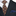 Orange, Lime, Blue, Black Geometric Necktie and Square