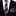 Thin blue and orange plaid necktie and square