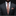 Man wearing a dark gray suit with a patterned orange tie and pocket square on a black background