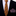 Thin Tie: Orange, Brown, Blue Stripe Necktie with Blue, Orange Abstract Square