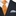 Rich Orange Block Stripe Necktie