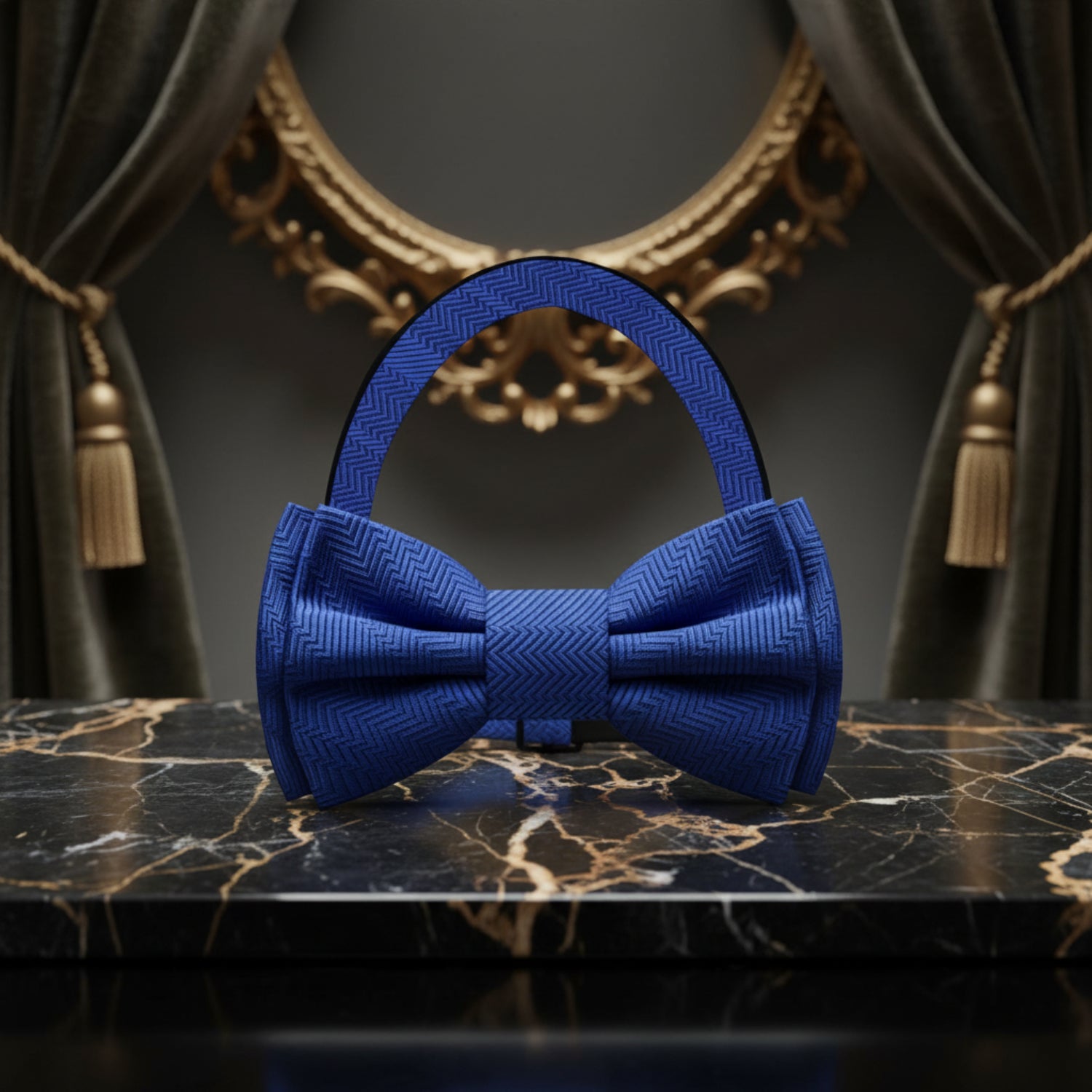 Persian Blue pre Tied Bow Tie