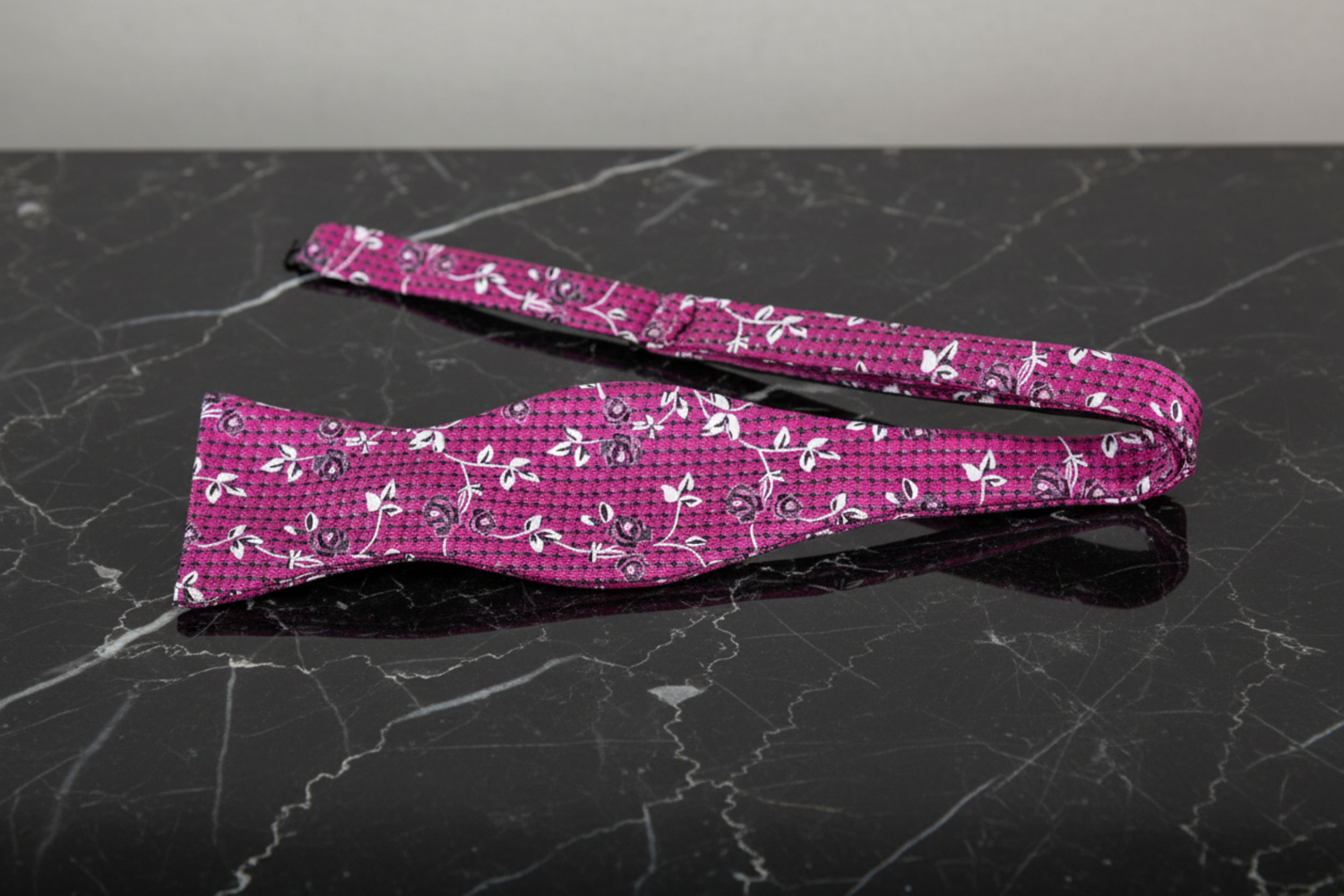 Pink Blossom Self Tie Bow Tie