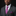 Man wearing a gray suit with a pink patterned tie and pocket square against a black background
