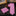 Alt View: A Pink, Light Blue Small Polka Dots Pattern Necktie, Matching Pocket Square||Pink with Blue Dots