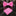 pink bow tie and square on black marble