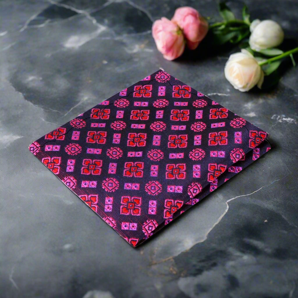 Pink Geometric Square