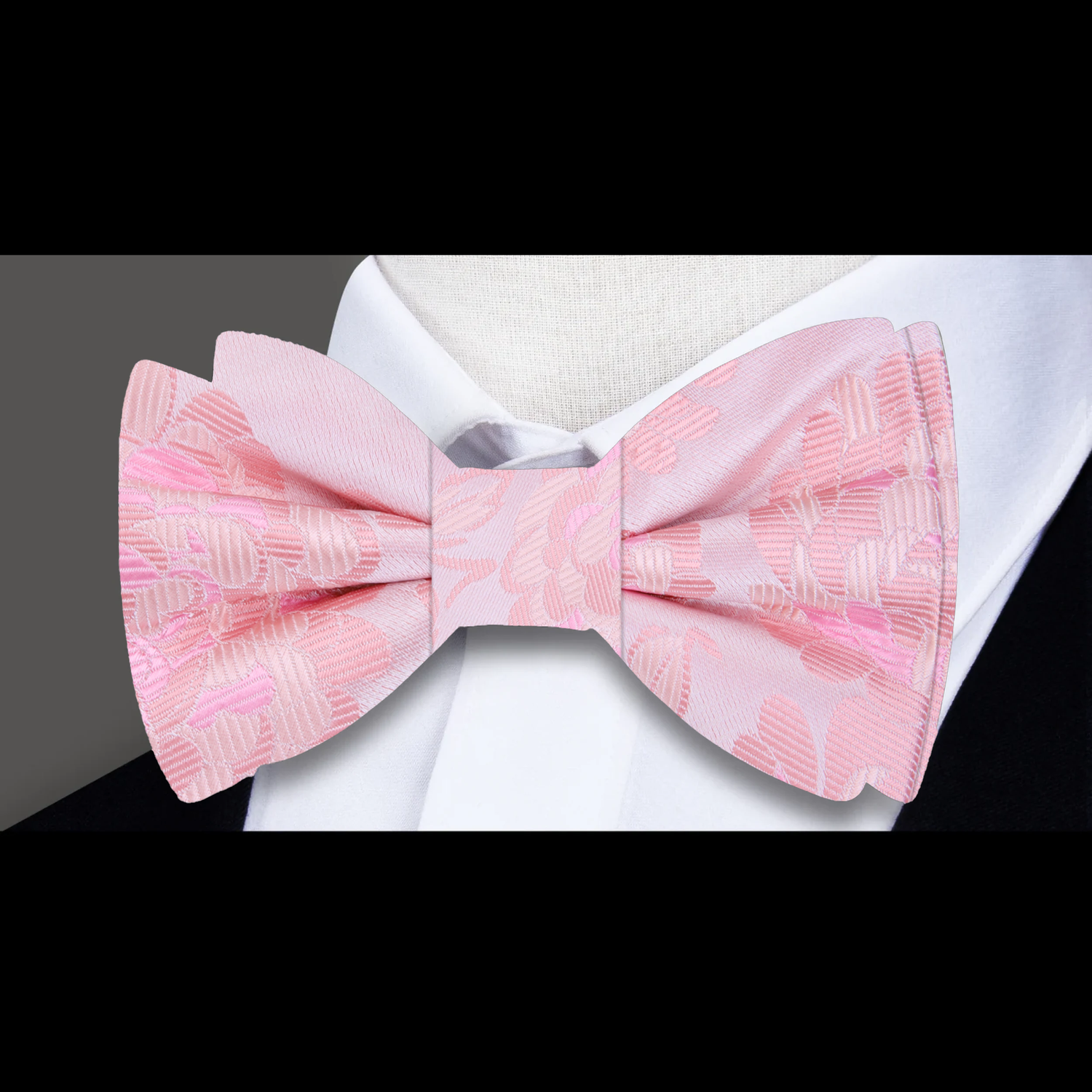 Light Pink Grandiflora Bow Tie  