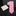 Pink floral tie with ivory stripe pocket square on a white background