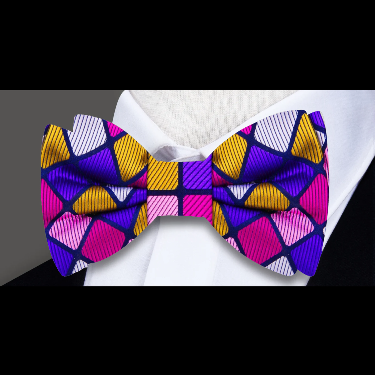 Blocks Self-Tie Bow Tie