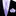 Purple and gray checkered thin tie and pocket square set on a black suit jacket.