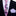 Thin: Pink, Purple, White Sketched Flowers Necktie and Light Purple Square