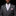 Man wearing a gray suit with a pink and blue striped tie and pocket square on a black background
