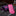 Alt View: Solid Pink Necktie with Blue and Pink Paisley Pocket Square