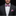 Mauve White  Floral Bow Tie and Square on Man