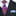 Pink, blue Paisley Necktie and Accenting Square