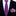 Thin Purple Geometric Necktie and Accenting Square