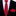 Red, Black and White Geometric Necktie and Square