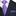 Purple Geometric Necktie and Square