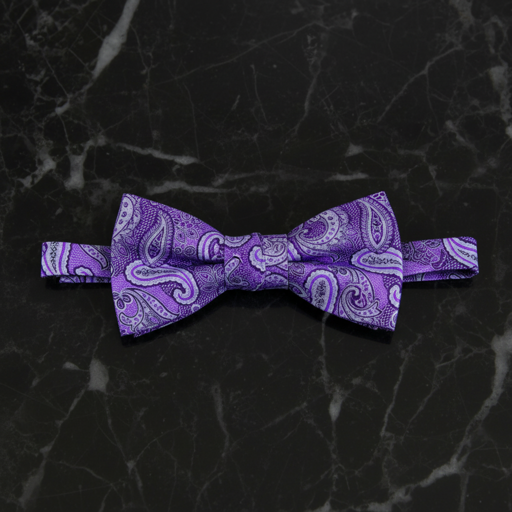 Paisley Bow Tie Collection in Blue, Red, or Purple