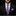 Man wearing purple paisley tie and accenting square