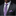 Man wearing purple paisley tie and square