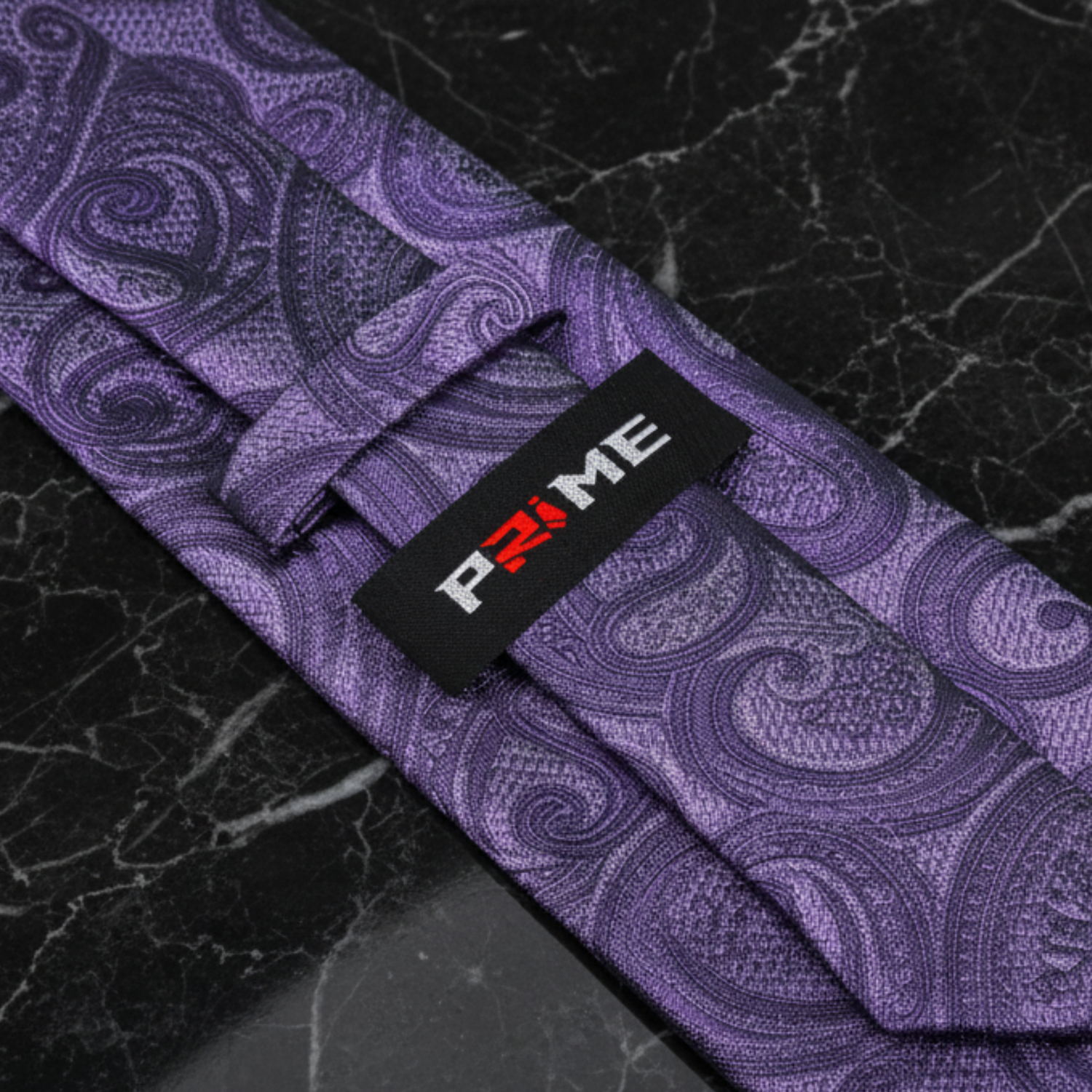 Purple Paisley Necktie Keep