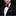 Purple and Black Stripe Bow Tie and Square on man