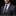Man wearing a gray suit with a purple tie and pocket square on a black background
