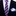 Thin Purple, Light Blue Stripe Tie and Accenting Pocket Square