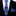 Blue, Purple and White Flowers Necktie and Accenting Blue and Purple Paisley Square Thin Tie View