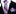Thin Purple White Black Cardano Stripe Necktie and Matching Square