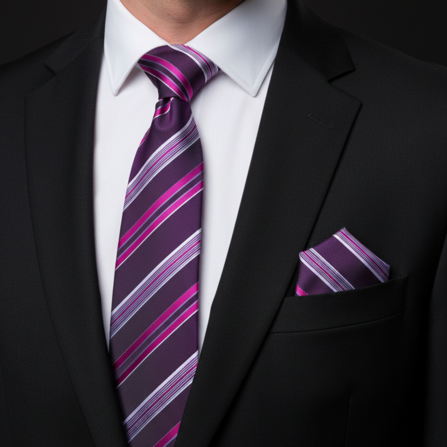 Striped Necktie Collection | Modern Stripe Detail