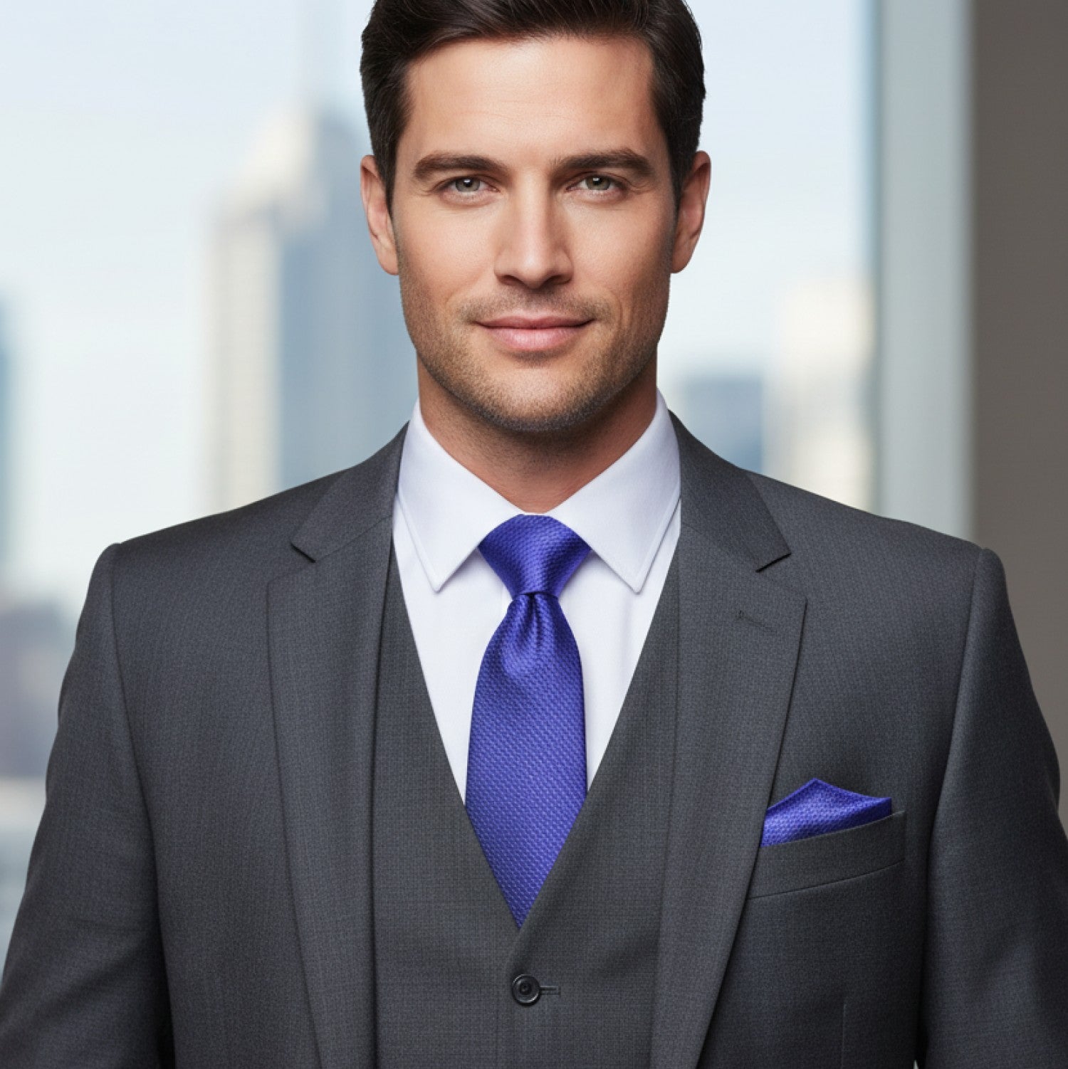 Textured Solid Necktie Collection