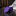 Purple, Aqua Geometric Tie  