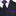 Purple & Black Paisley Necktie | Bold Pattern with Modern Depth