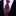Purple and Orange Gold Abstract Necktie