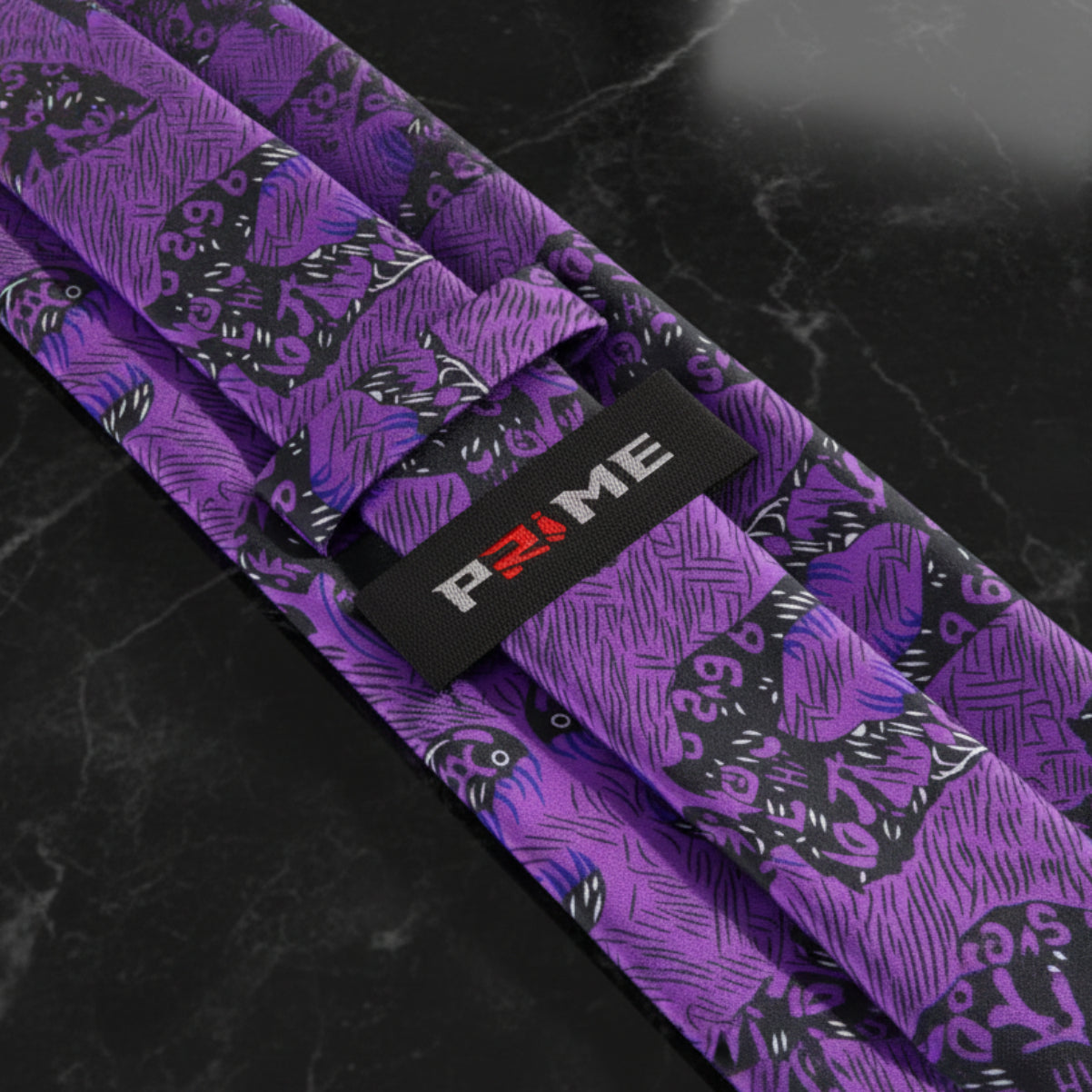 Purple Black Tie Keep