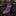 Purple and Black Abstract Funky Necktie