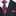 A Purple, Orange Dots Pattern Necktie, Matching Pocket Square